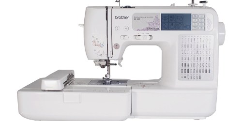 Brother Computerized Sewing & Embroidery Machine Only $210 Shipped (Regularly $295+)