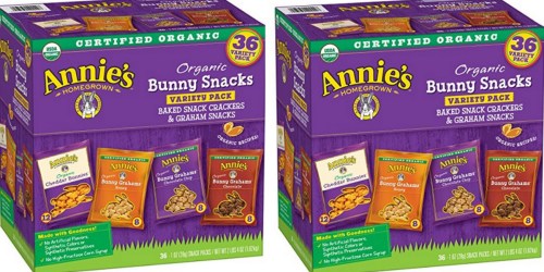 Amazon: Annie’s Organic Variety Pack 36-Count Only $8.54 Shipped (Just 24¢ Each)