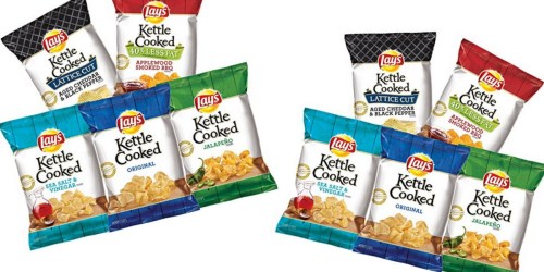 Amazon: Lay’s Kettle Chips Variety 30-Pack Only $8.92 Shipped (Just 30¢ Per Bag)