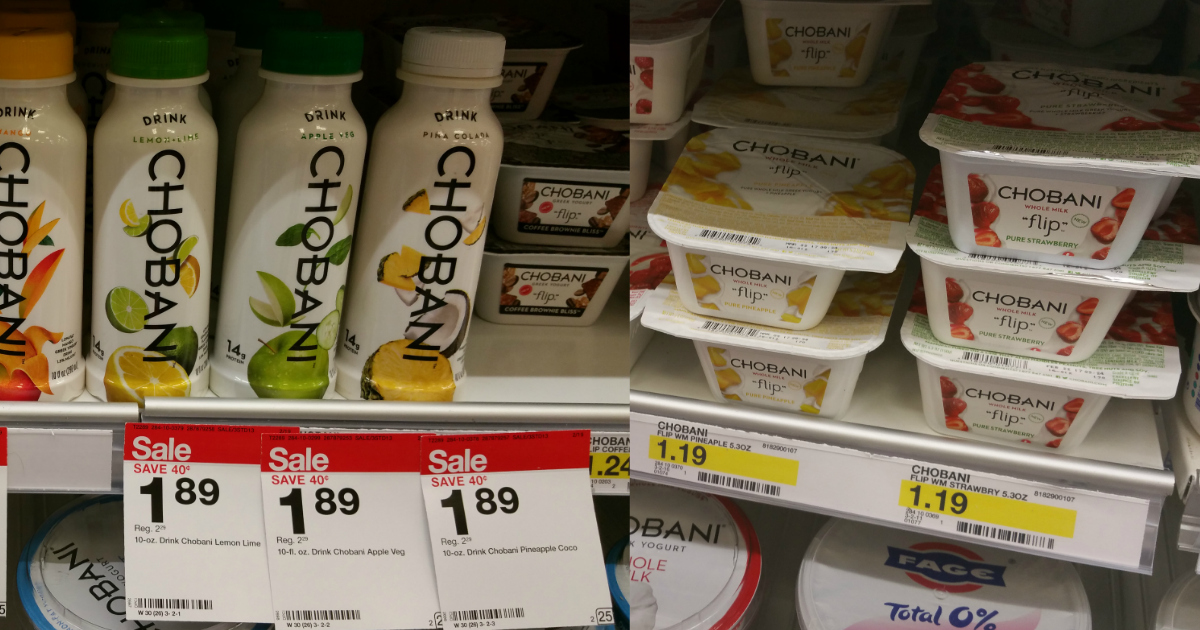 Target Chobani Yogurt Drinks Only 89¢ Each (Regularly 2.29) + Nice