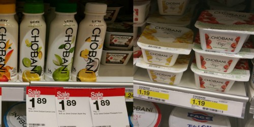 Target: Chobani Yogurt Drinks Only 89¢ Each (Regularly $2.29) + Nice Deal on Flip Yogurts & More