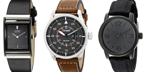 Amazon: 50% Off Men’s & Women’s Watches = Men’s Citizen Eco-Drive Watch $84.99 Shipped