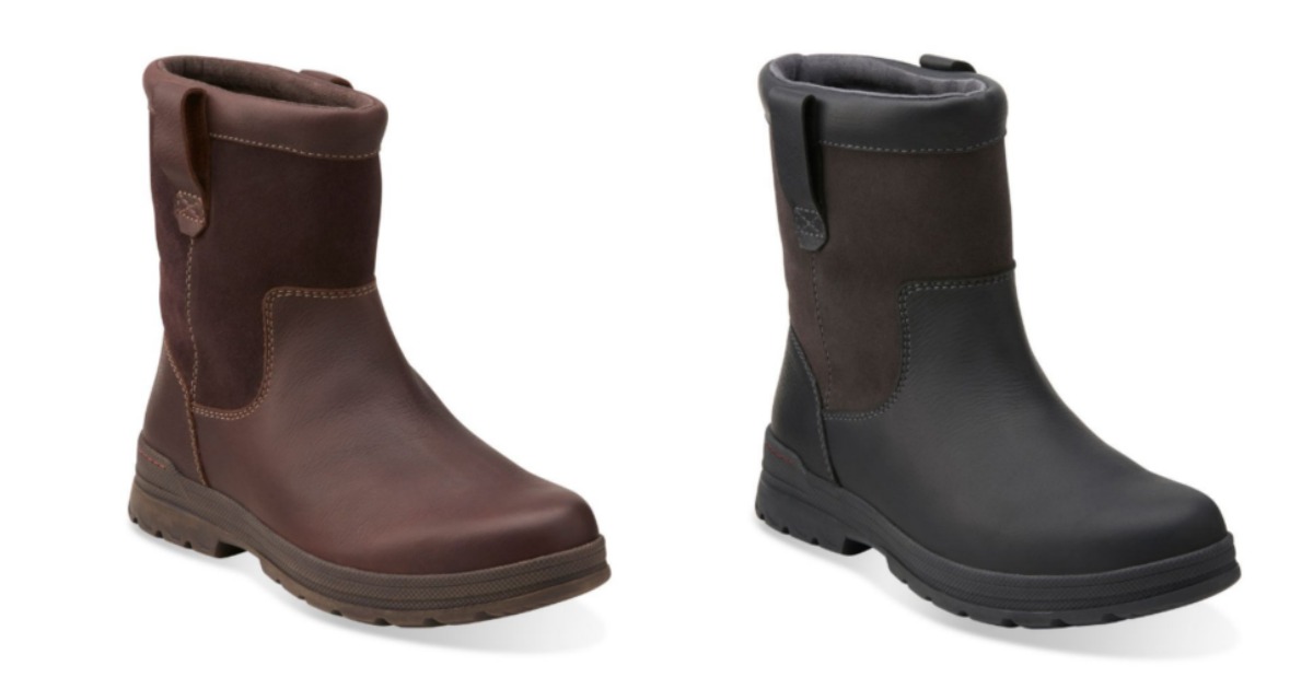 Clarks: Ryerson Peak Leather Boots Only 
