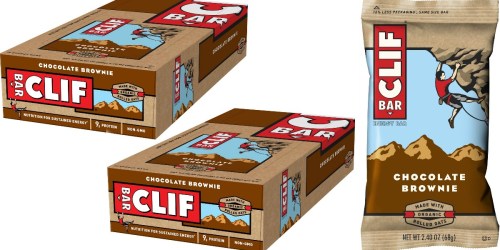 Amazon: Clif Bars Chocolate Brownie 12-Count Only $7.31 Shipped (Just 61¢ Each)