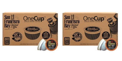 Amazon Prime: San Francisco Bay OneCup French Roast 80 Single Serve Coffees Only $22.71 Shipped