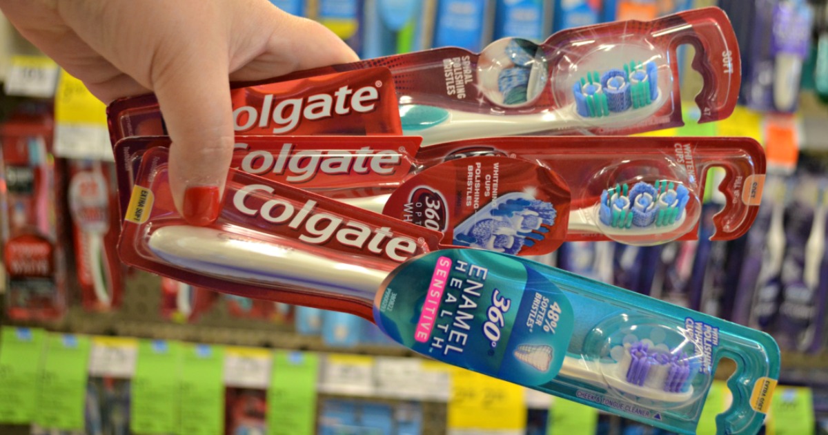 Walgreens Shoppers Colgate 360° Toothbrushes Only 25¢ Each After Reward 0359