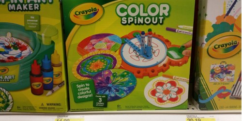 Target: 50% Off Crayola Activity Sets = Color Spinout Design Kit Only $7.49 (Regularly $14.99)