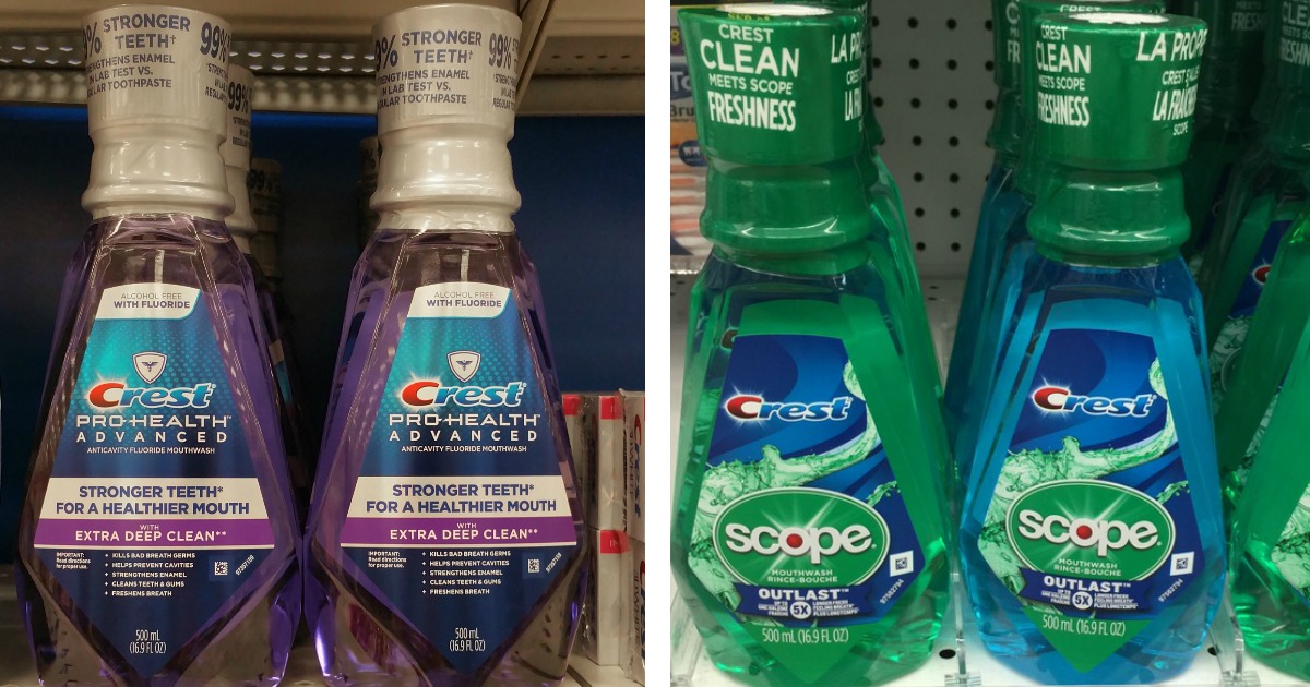 Walgreens Crest Mouthwash As Low As 74¢ Each