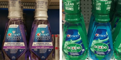 Walgreens: Crest Mouthwash As Low As 74¢ Each