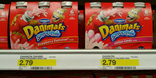 Target Shoppers! Danimals Smoothies 6-Pack Only $1.37 + More