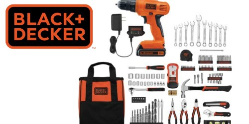Walmart Clearance: Black and Decker 128-Piece Kit w/ 20V Drill Possibly Only $18 (Reg. $90+)