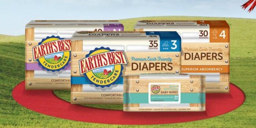 Amazon Family: 45% Off Earth’s Best Diapers & Wipes