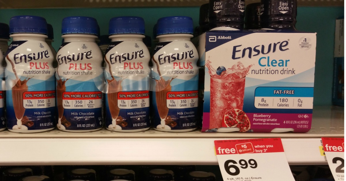 Target Ensure Multipacks Only 3.32 After Gift Card