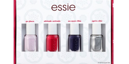 Kohl’s Cardholders: 4-Piece Essie Holiday 2016 Nail Polish Gift Set Only $3.63 Shipped