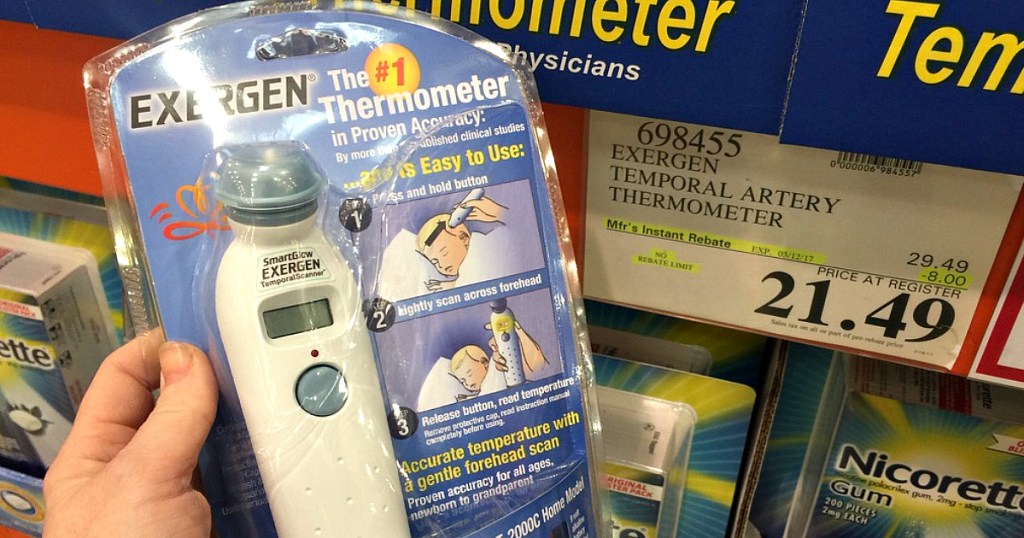 Costco HOT Exergen Temporal Thermometer ONLY 1 49 After Rebates 
