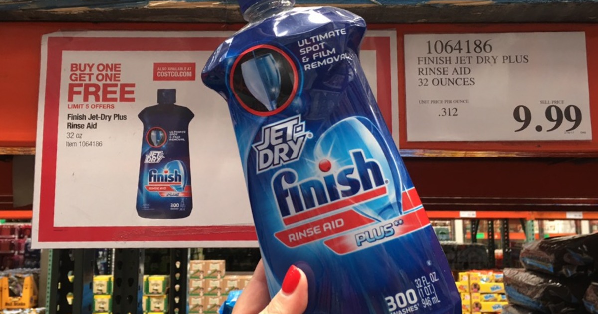 Costco: Finish Jet-Dry Rinse Aid LARGE 32 Ounce Bottles ONLY $5