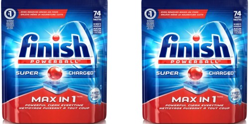 Amazon: Finish Max in 1 Fresh 74-Count Dishwasher Detergent Tablets Just $7.79