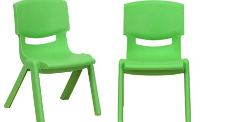 Amazon: Plastic Stackable School Chair Only $10 (Regularly $19)