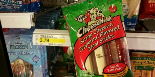 New $0.50/1 Frigo CheeseHeads Coupon = Cheese & Meat Sticks Only $1.39 at Target