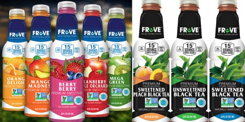 Jet.com: Buy 1 Get 1 Free Case of FrUve Premium Smoothies & Tea = As Low As 95¢ Per Drink Shipped