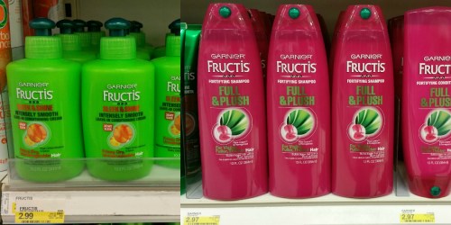 New $2/1 Garnier Fructis Shampoo, Conditioner or Treatment Coupon = Possibly Free at Target