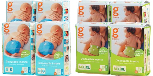 Amazon Prime: 40% Off gDiapers Disposable Inserts = 160 Inserts Only $22.64 Shipped (Just 14¢ Each)