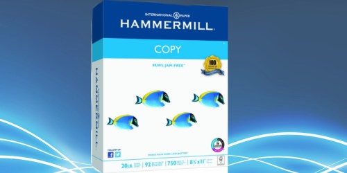 Amazon: Hammermill Copy Paper 750 Sheet Ream Only $2.36 (Ships w/ $25 Order)