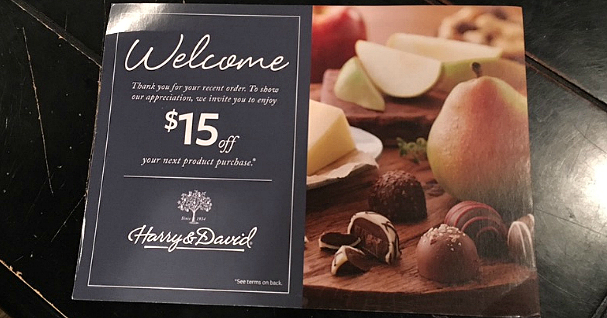 Harry & David Possible 15 Off Coupon (Check Mailbox) = Chocolate Cherries 4.99 Shipped