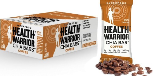 Amazon: Health Warrior Chia Bars 15 Count Package Only $8.70 Shipped (Just 58¢ Per Bar)