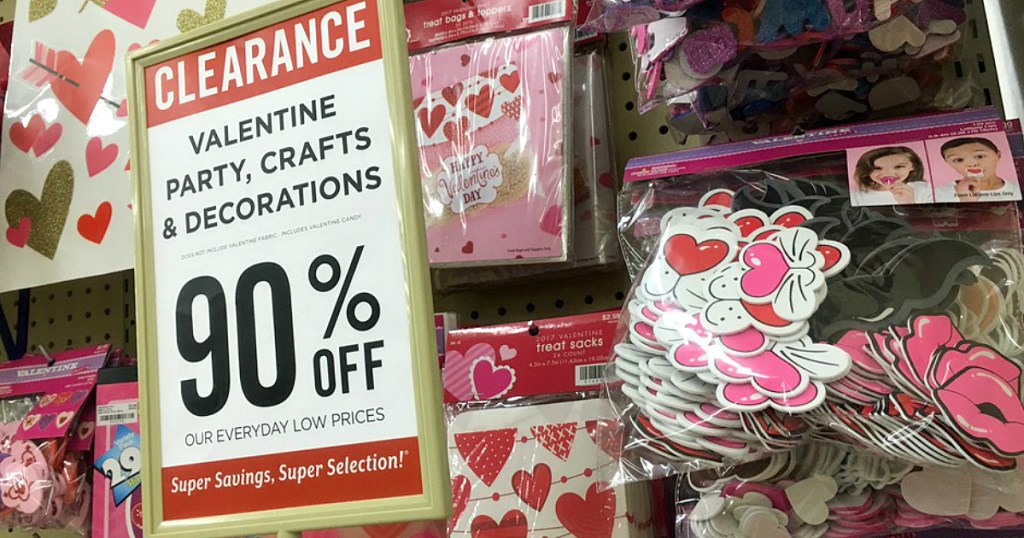 Hobby Lobby 90 Off Valentine's Day Clearance