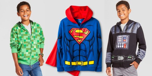 Target: 50% Off Costume Hoodies = Star Wars, Minecraft & Superman Hoodies Only $8.49-$9.49