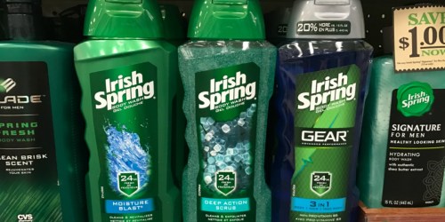New $1/1 Irish Spring Body Wash Coupon = Only 99¢ at CVS and Rite Aid