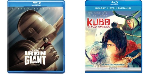 The Iron Giant Blu-ray Only $8.99 + Kubo and The Two Strings Blu-ray + DVD + Digital HD Only $11.99