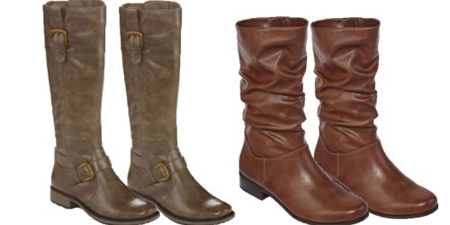 JCPenney: Extra 25% Off $40 Purchase = Women’s Riding Boots Only $35.99 (Reg. $120) & More