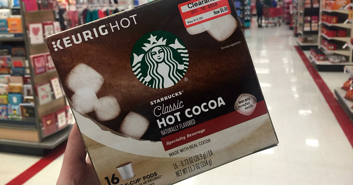Target Clearance Starbucks Hot Cocoa 16ct KCups Possibly Just 3.23