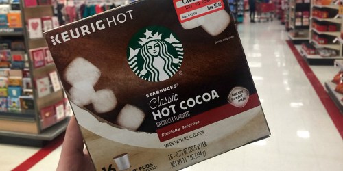 Target Clearance: Starbucks Hot Cocoa 16ct K-Cups Possibly Just $3.23 Each (Reg. $12.99)