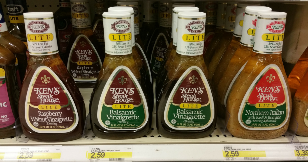 NEW 0.75/1 Ken's Dressing Coupon = 16 Oz. Bottle Only 1.09 At Target