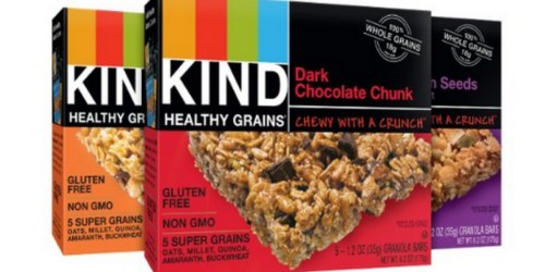 Amazon: KIND Healthy Grains Gluten Free Granola Bars 15-Pack Only $7.99 Shipped (53¢ Per Bar!)