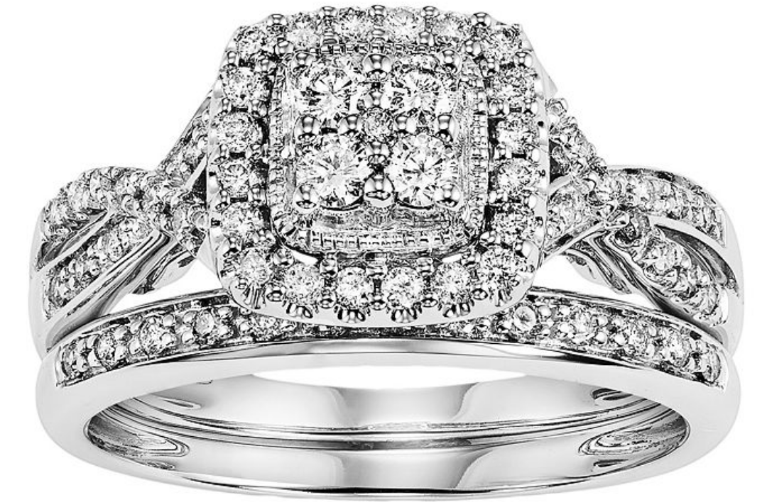 Kohl's Cardholders Vera Wang Diamond Engagement Ring Set 480 Shipped