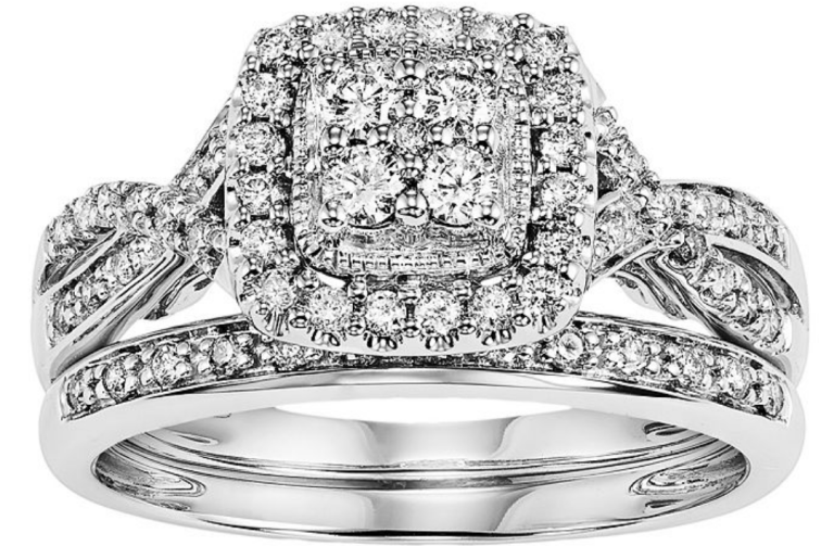 Kohl's Cardholders Vera Wang Diamond Engagement Ring Set 480 Shipped
