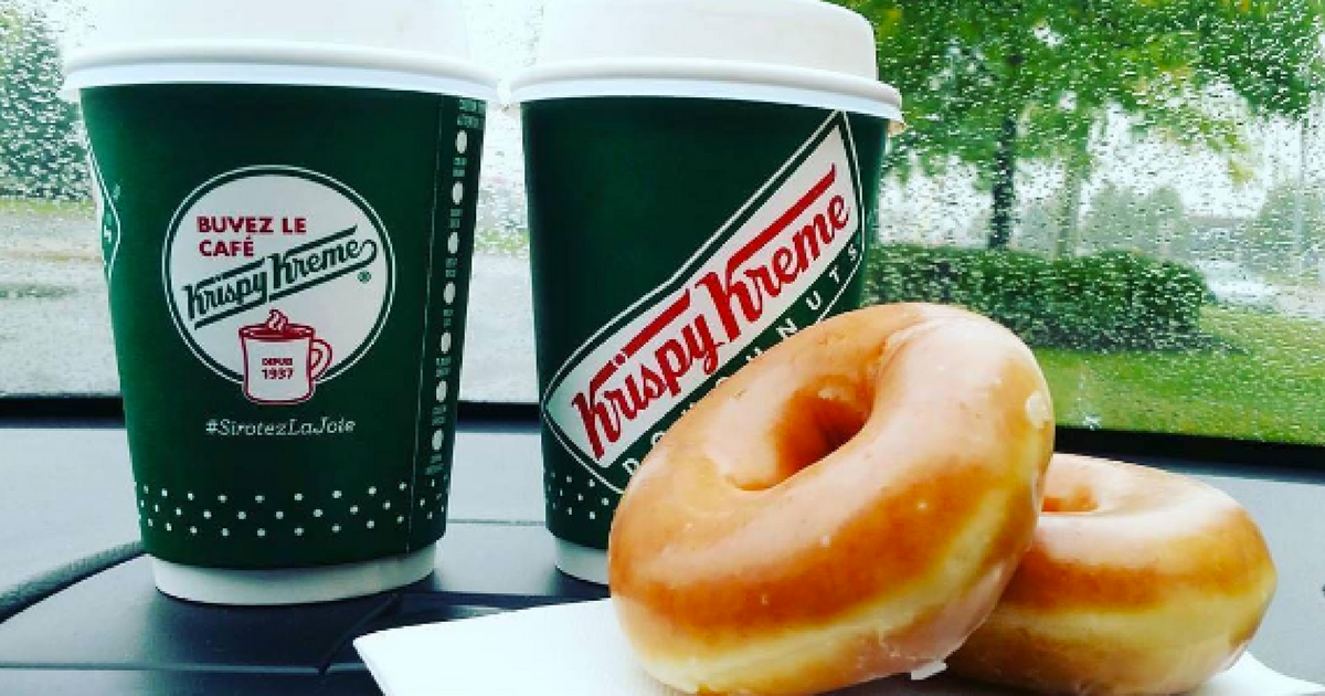 Krispy Kreme FREE Original Glazed Doughnut With Coffee Purchase