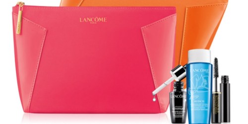 Macy’s: Lancôme Cleanser, Toner, Moisturizer, Eyeshadow AND Gift Set ONLY $36 Shipped
