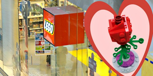 LEGO Store: Adults Build FREE Valentine’s Day Rose Mini Model on February 14th + More