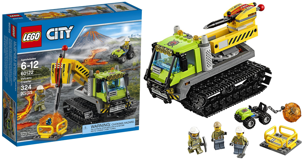 Lego city best sale lava sets