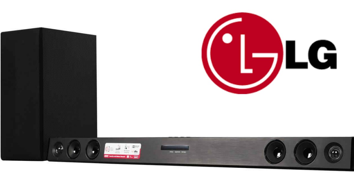 LG Sound Bar with Wireless Subwoofer + 50 Newegg Gift Card Only 149 Shipped