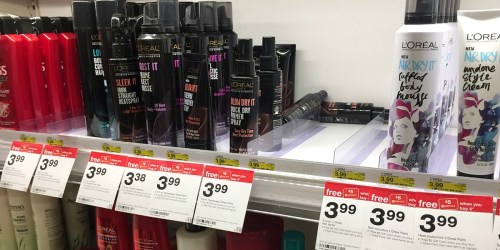 Target: L’Oreal Paris Advanced Hairspray Only 13¢ Each (After Gift Card) + More
