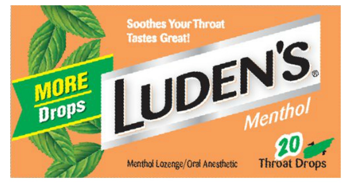 Amazon Luden's Cool Menthol Throat Drops 20 Count Pack Only 20¢ Shipped