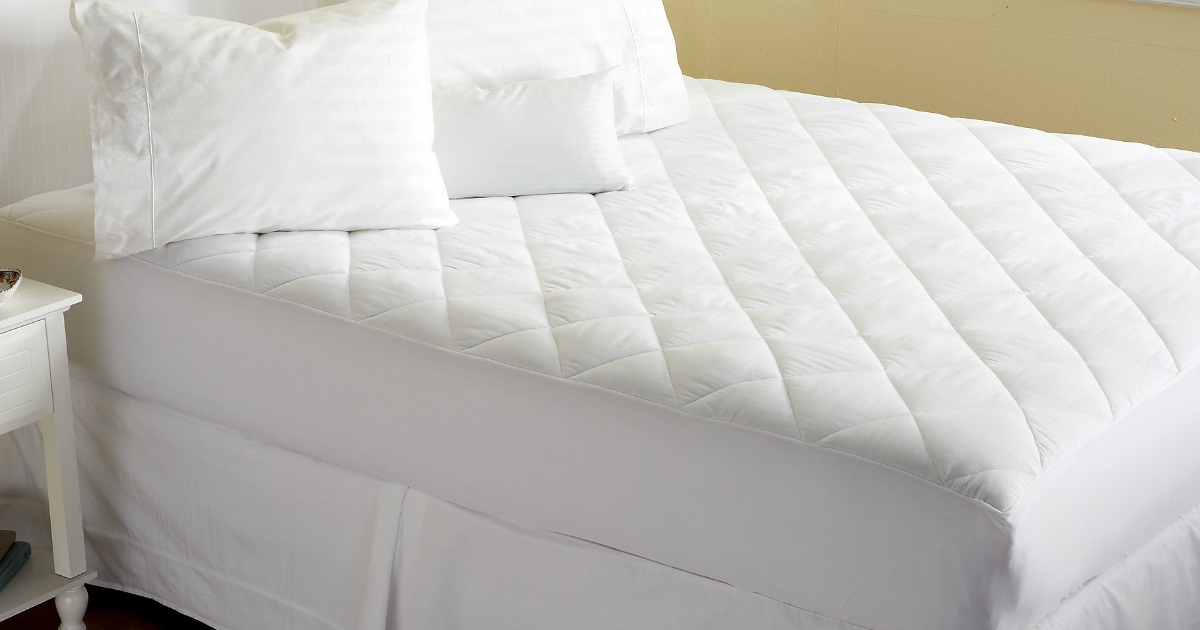down alternative deep pocket mattress pad
