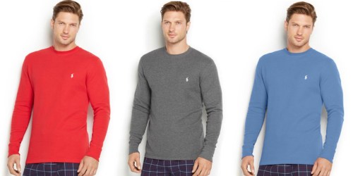 Macy’s.com: Men’s Polo Ralph Lauren Waffle Knit Thermals Just $23.99 (Regularly $49.50)