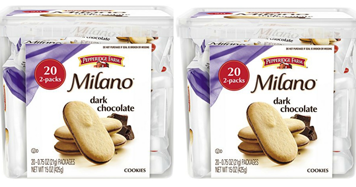 Amazon: Pepperidge Farm Milano Cookies 15oz Tub Only $6.63 Shipped